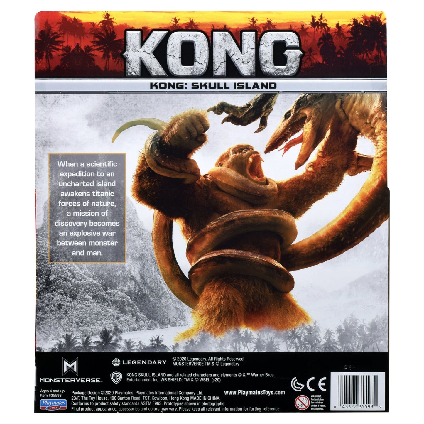 Kong: Skull Island 11" King Kong Action Figure by Playmates Toys