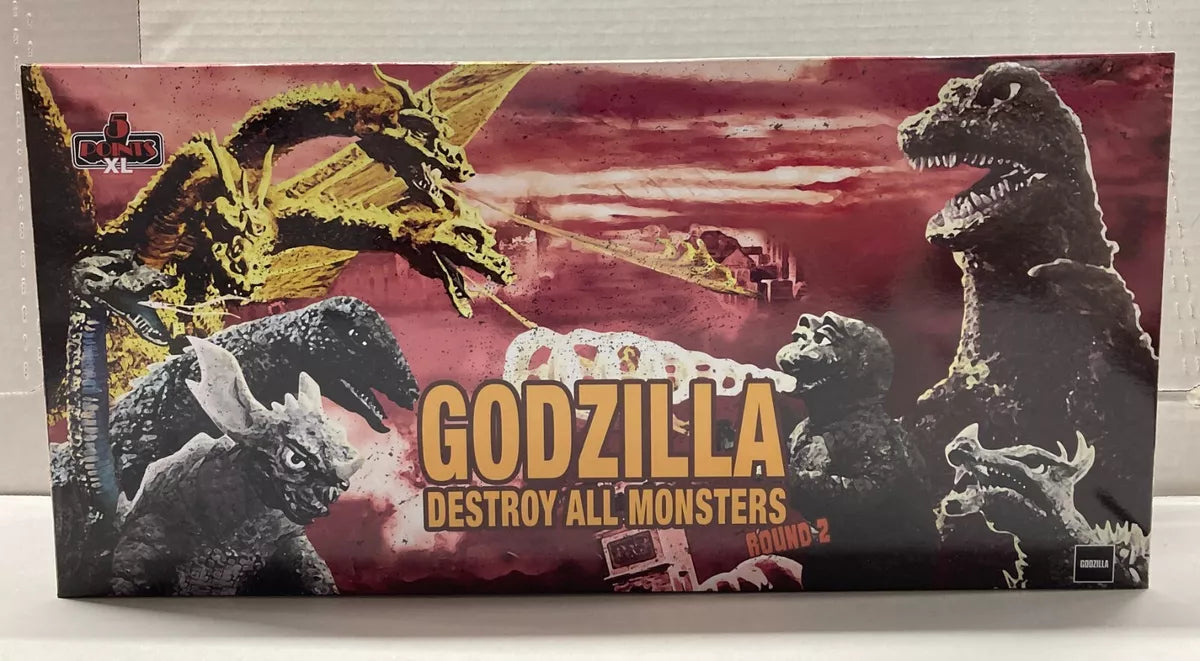 Mezco Toyz Godzilla Destroy All Monsters (1968) 5 Points XL Round 2 Boxed Set
