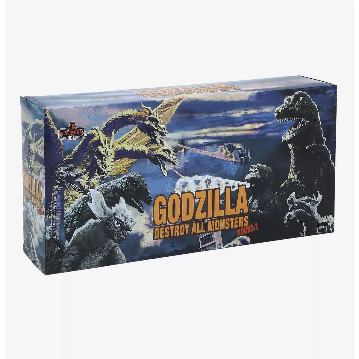 Mezco Toyz Godzilla Destroy All Monsters (1968) 5 Points XL Round 1 Boxed Set