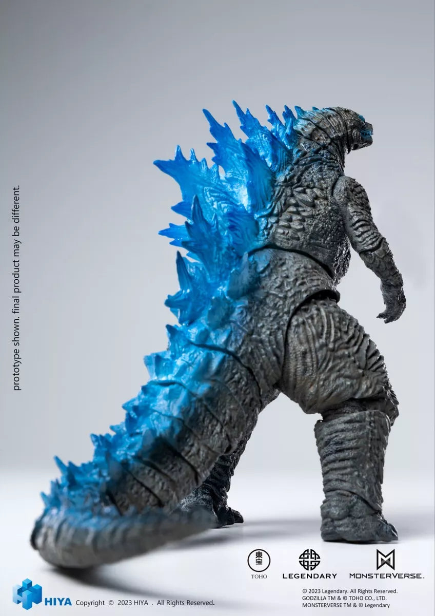 Hiya Toys Godzilla vs. Kong Heat Ray Godzilla (Translucent Version) Action Figure