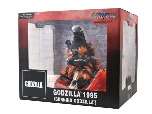 Godzilla 1995 (Burning Godzilla) Gallery Diorama | Diamond Select Toys | 65th Anniversary Edition