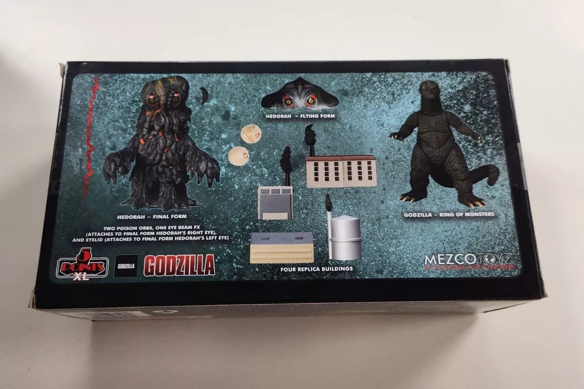 Godzilla vs. Hedorah (1971) Three Figure Boxed Set - 5 Points XL by Mezco Toyz